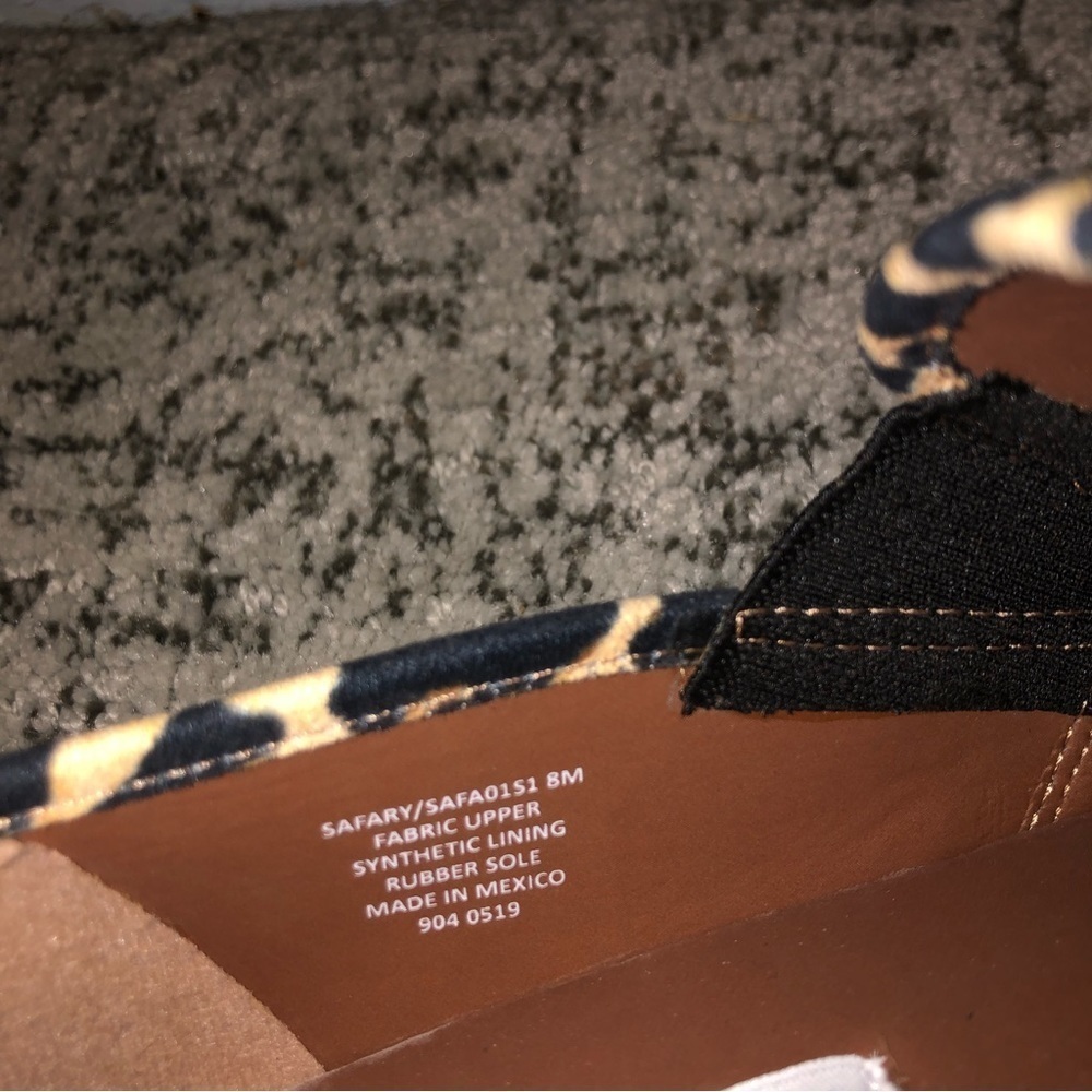 Steve Madden Safary Leopard Print Slides Size 8 - image 8